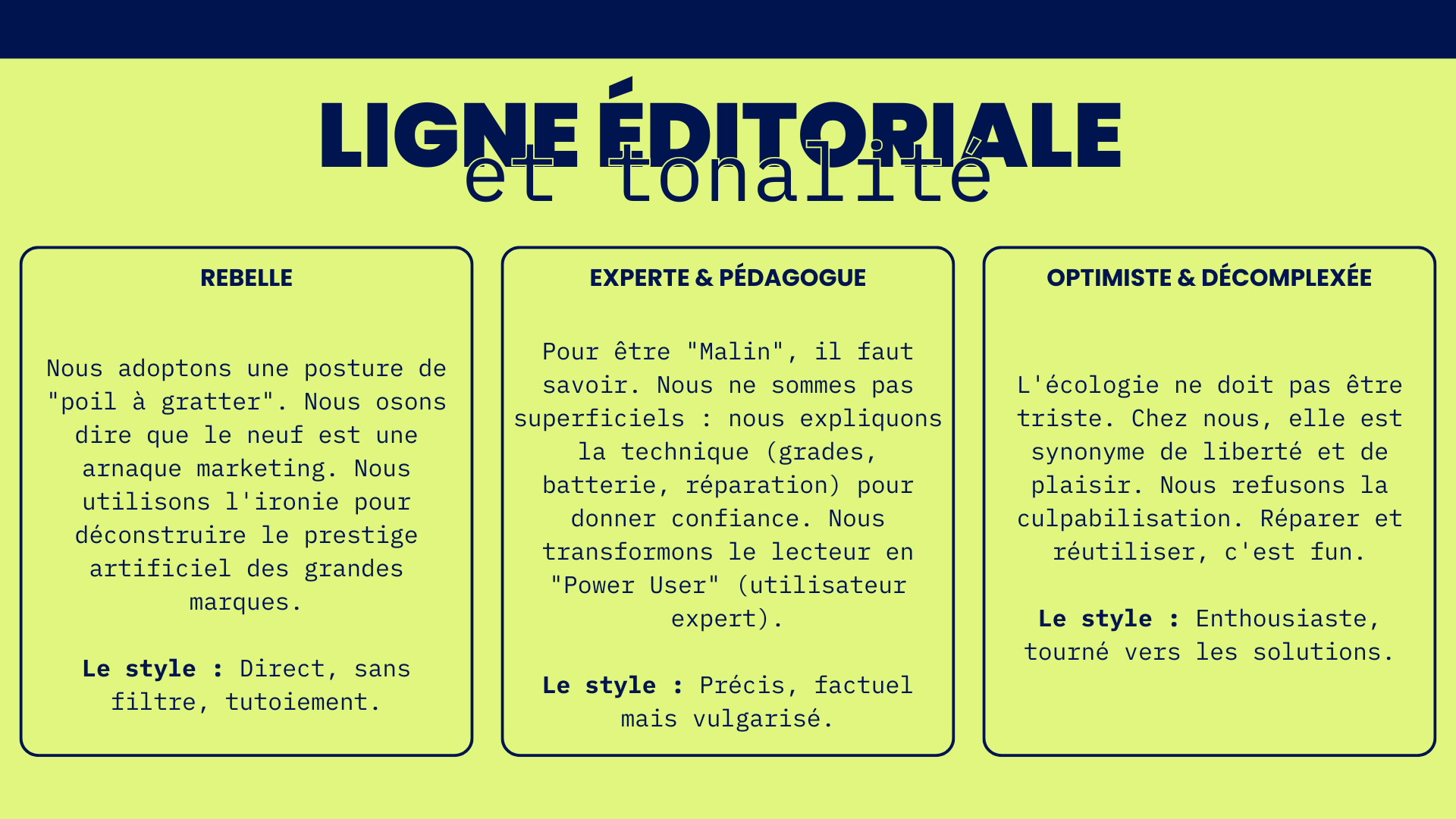 CTRL+Z — Ligne éditoriale et tonalité