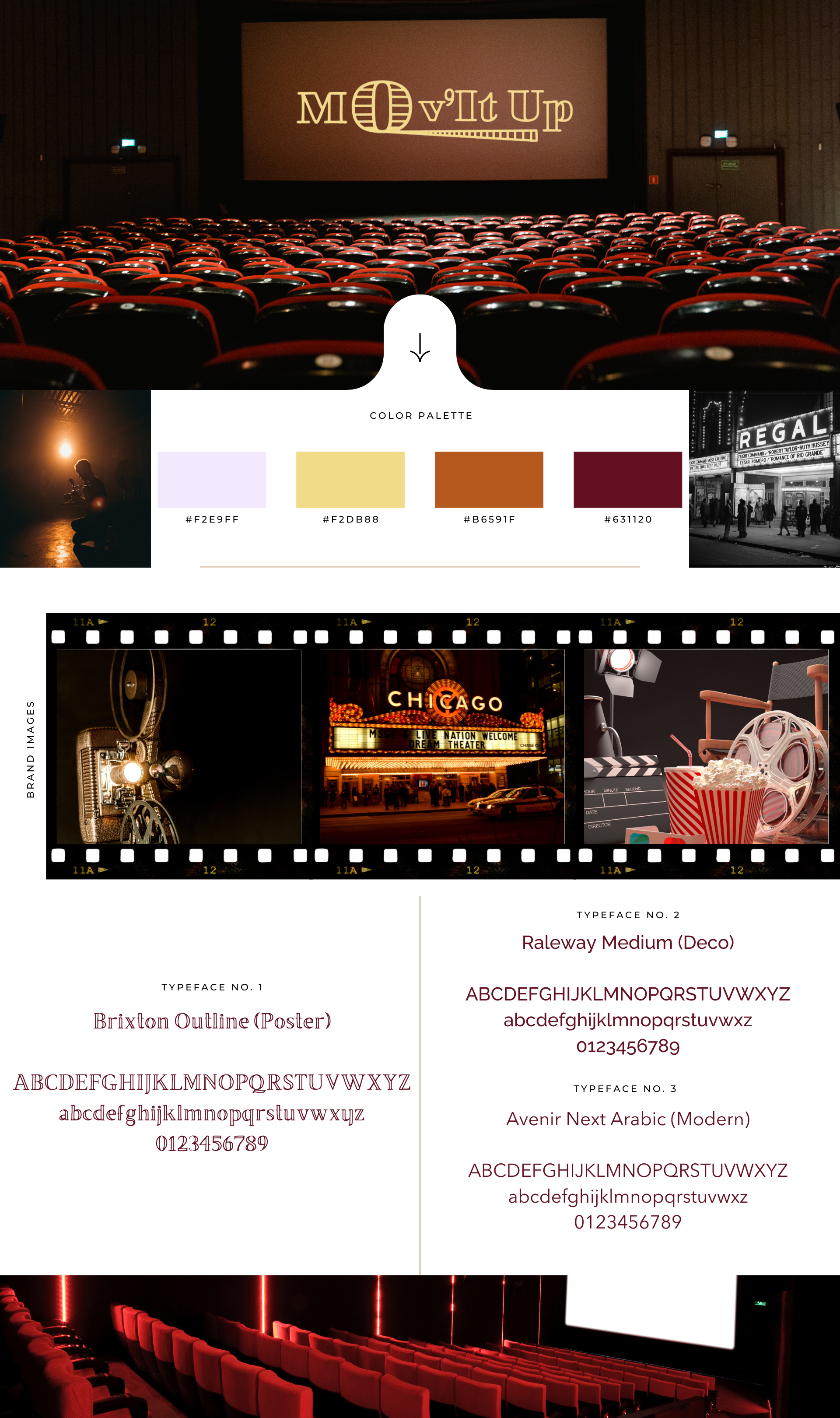 Brand board Mov'it Up — Identité visuelle
